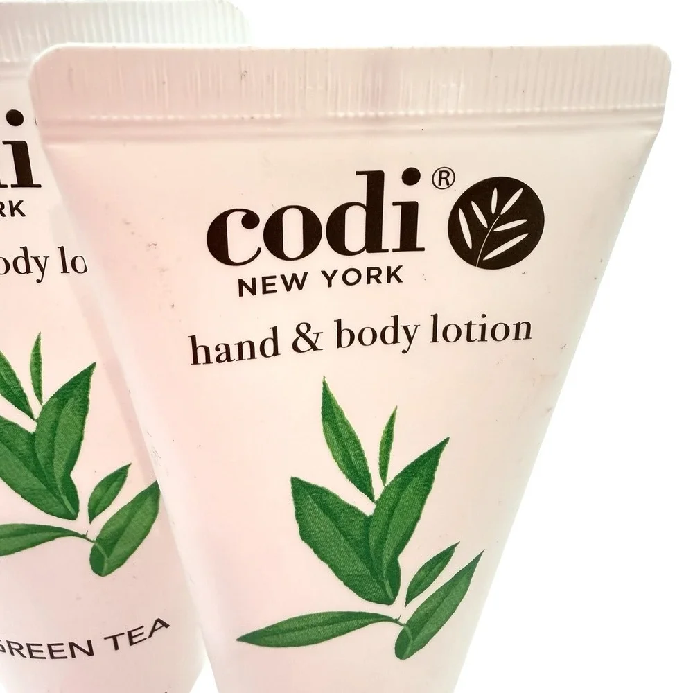 CODI Hand‎ & Body Lotion Green Tea 3.3OZ/100ml Pack Of 2 Tubes Moisturizing
